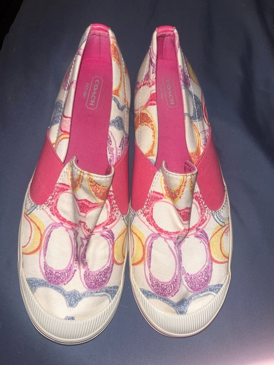 Coach Shoes - Coach Kaycee Poppy Dream Signature C Slip-On Sneakers